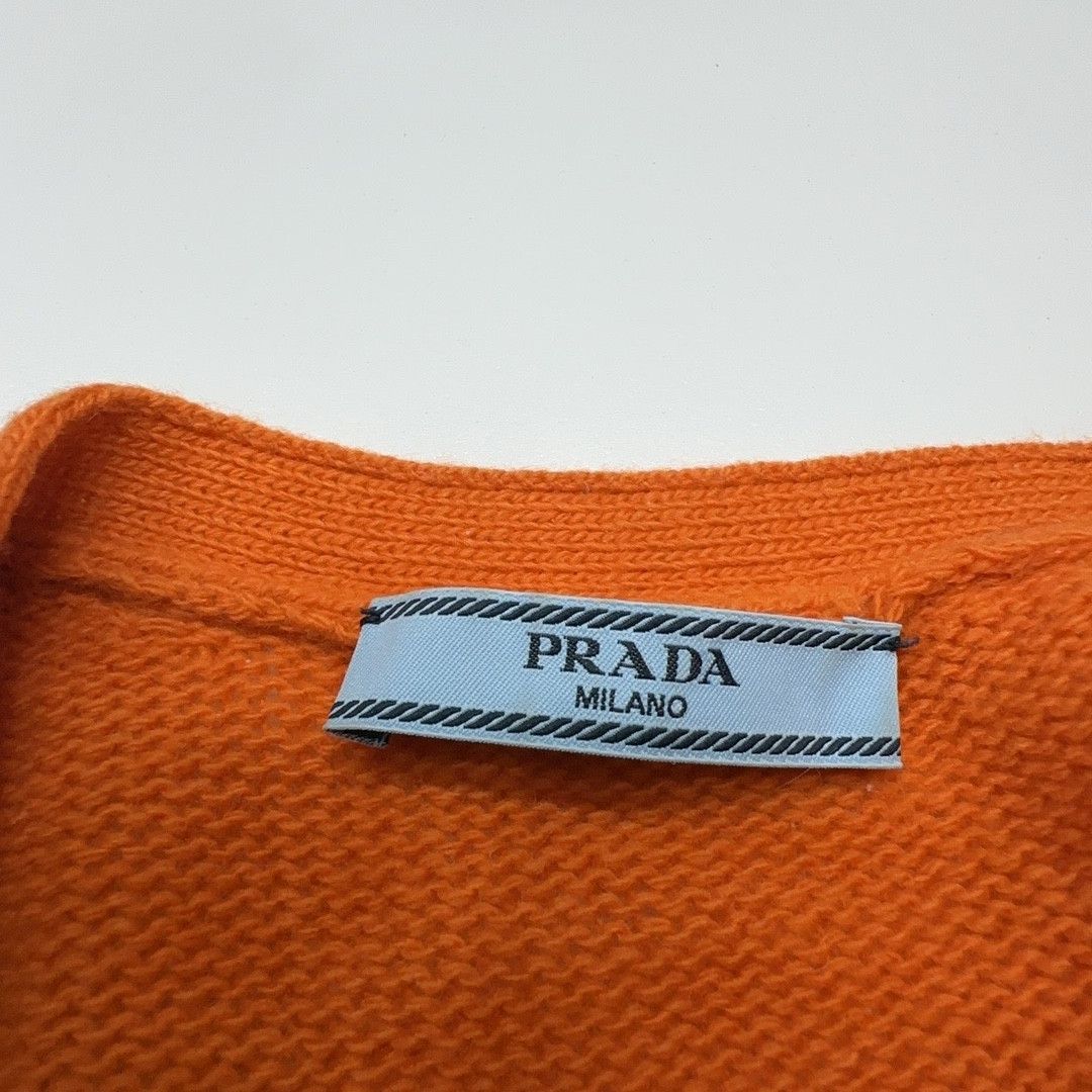 Prada Prada Orange V-Neck Cardigan Size 40 Size S / US 4 / IT 40 - 5 Thumbnail