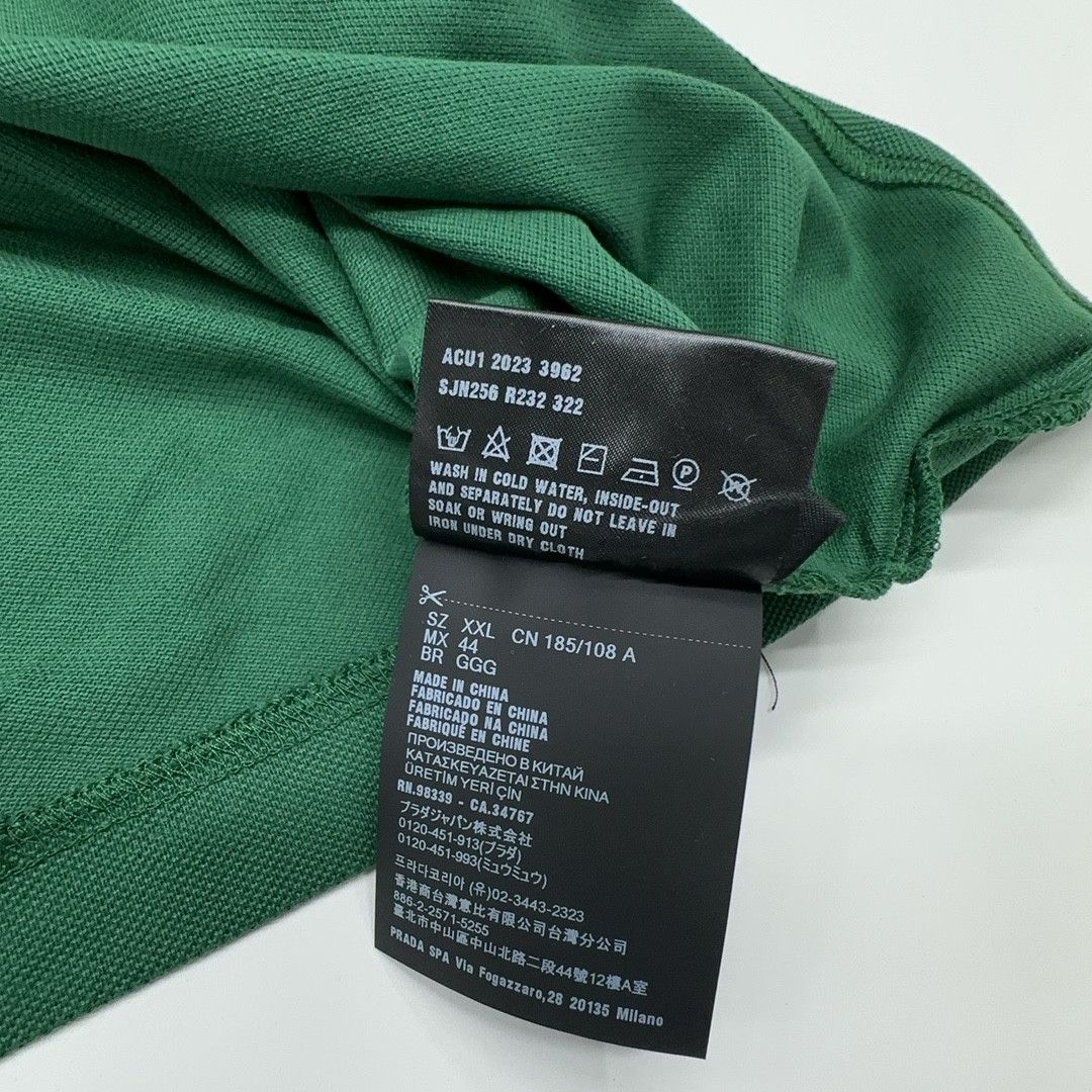 Prada Prada Logo Polo Shirt Size XXL Size US XXL / EU 58 / 5 - 5 Thumbnail