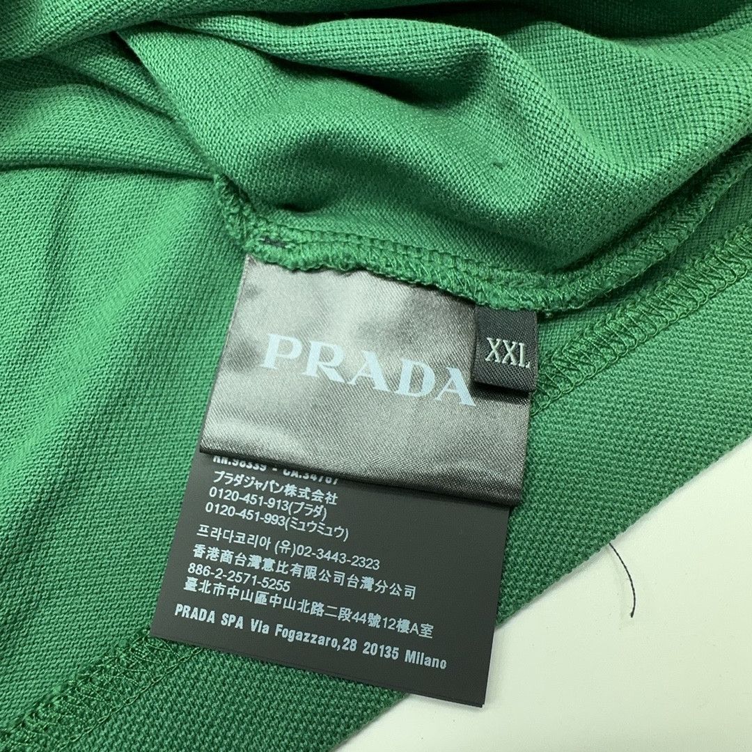 Prada Prada Logo Polo Shirt Size XXL Size US XXL / EU 58 / 5 - 4 Thumbnail