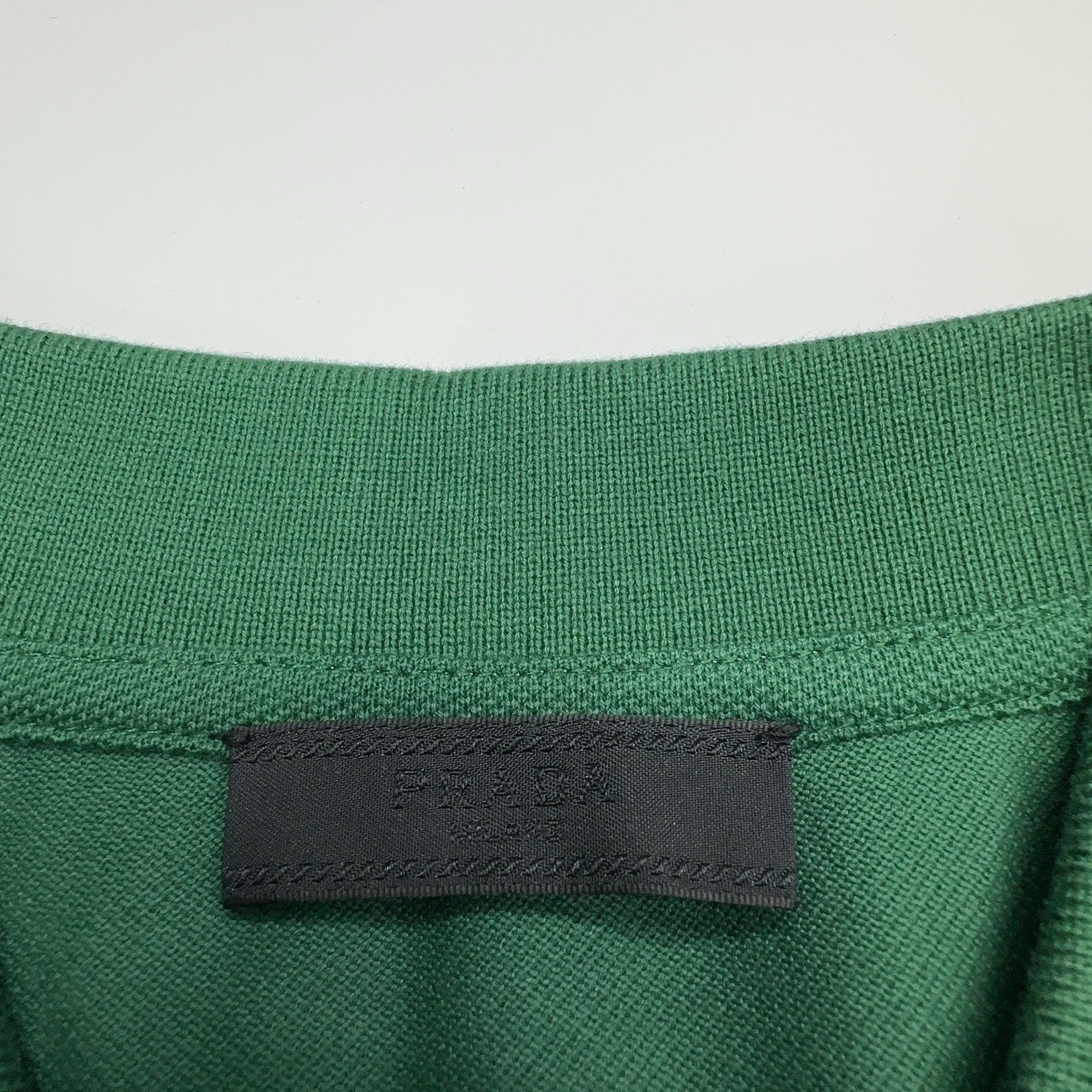 Prada Prada Logo Stripe Polo Shirt Size XXL Size US XXL / EU 58 / 5 - 5 Thumbnail