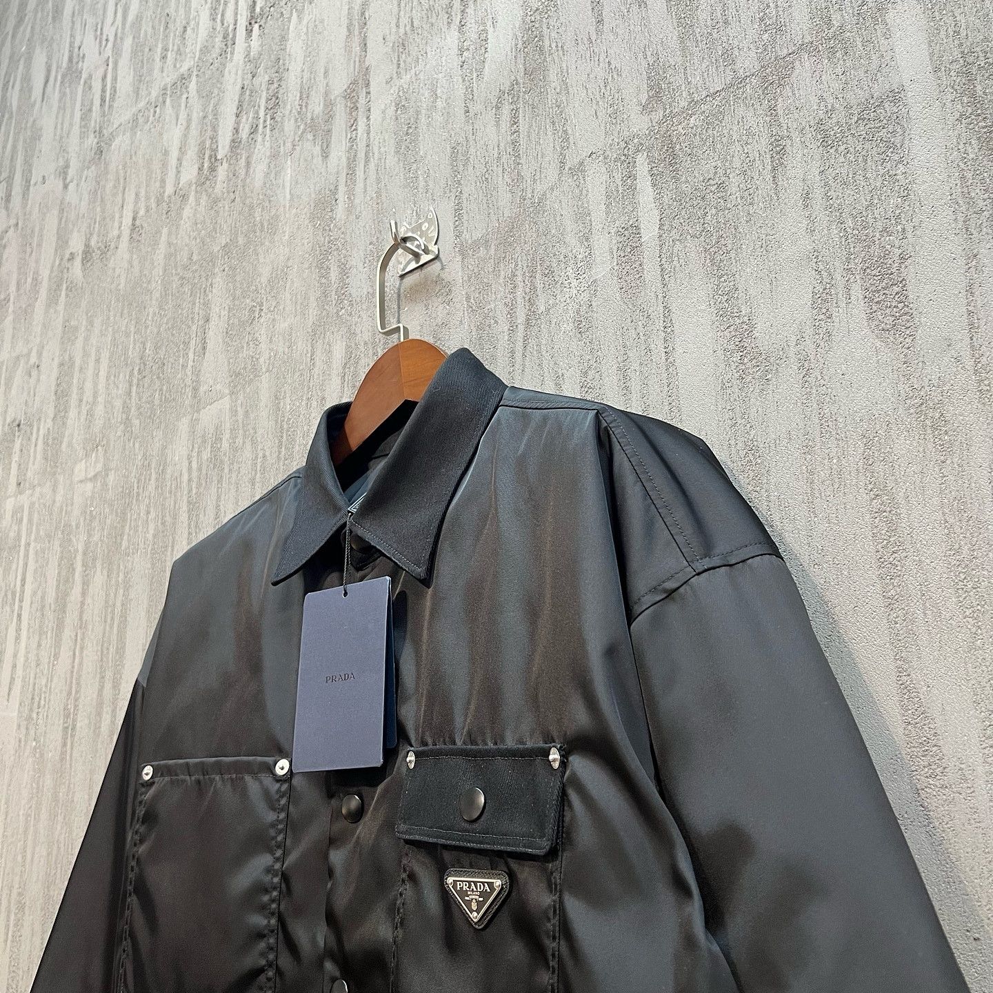 Prada Prada Re-Nylon Logo Jacket Size XL Size US XL / EU 56 / 4 - 5 Thumbnail