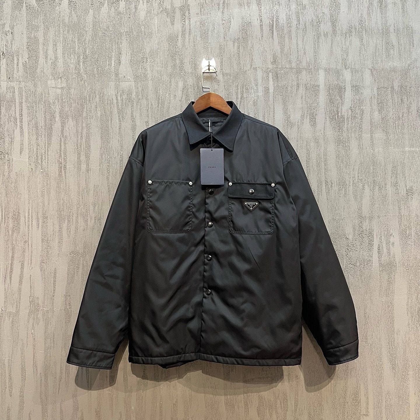 Prada Prada Re-Nylon Logo Jacket Size XL Size US XL / EU 56 / 4 - 8 Thumbnail