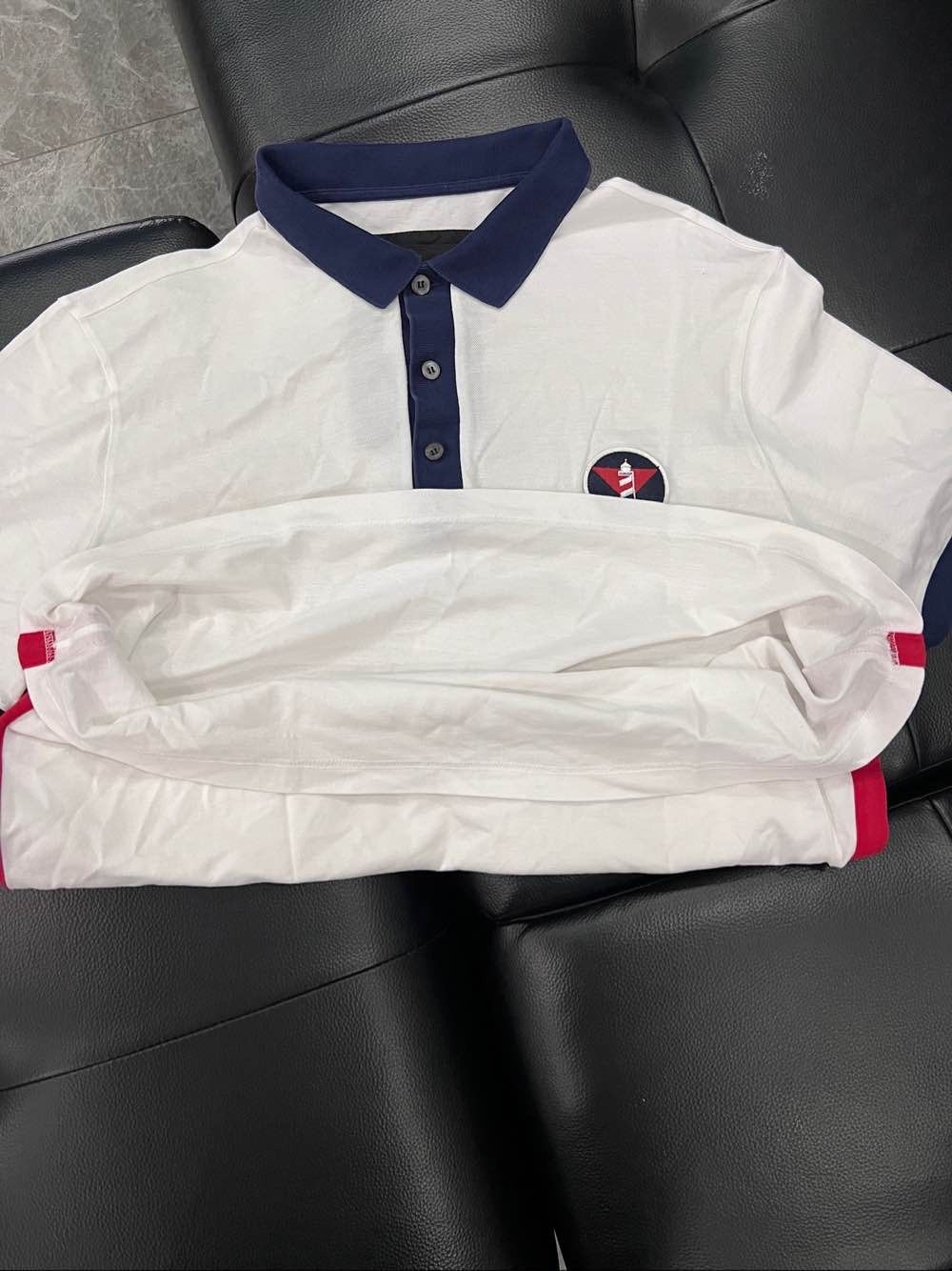 Prada Prada Lighthouse Patch Polo Shirt Size XXL Size US XXL / EU 58 / 5 - 12 Thumbnail