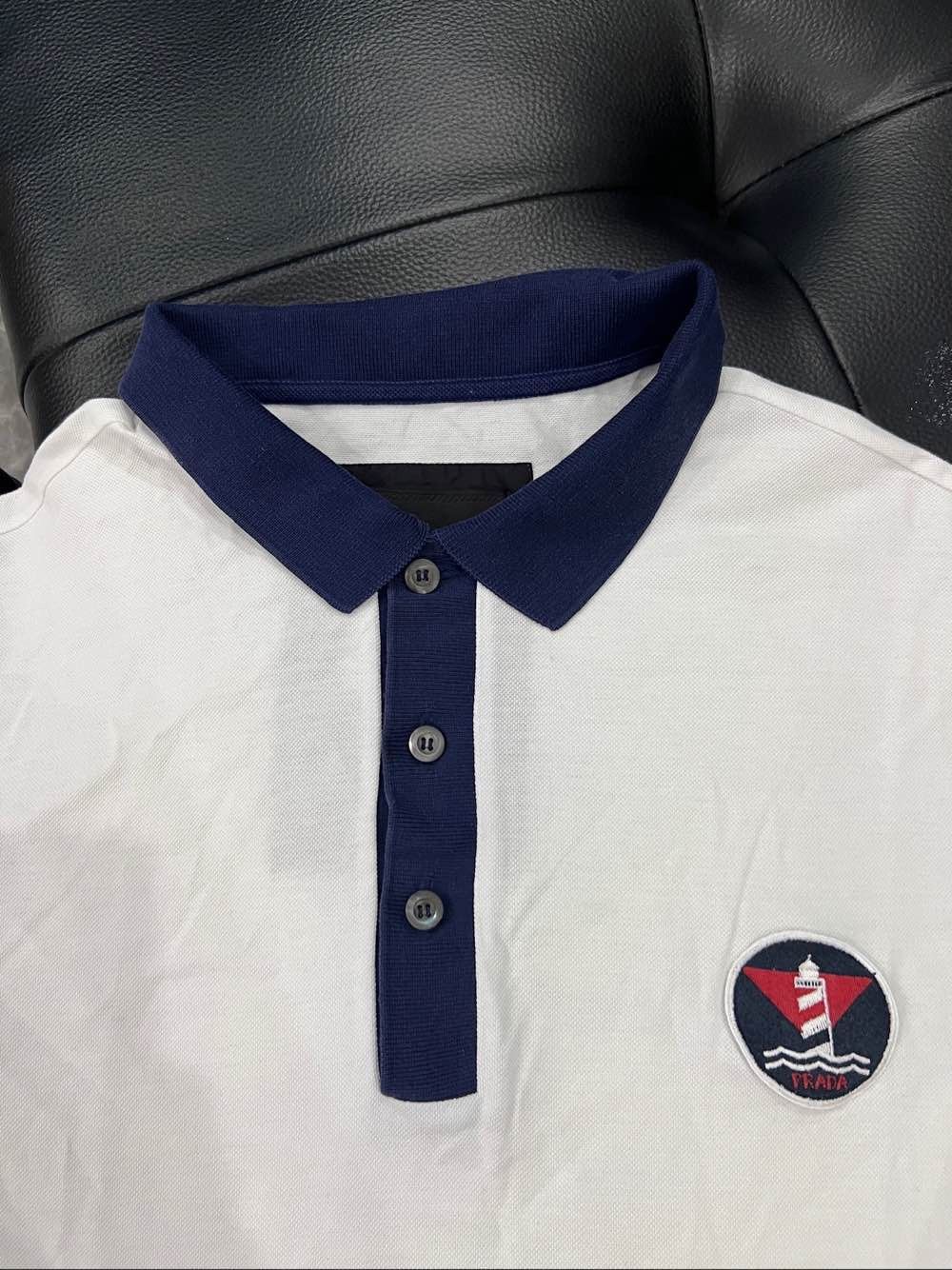 Prada Prada Lighthouse Patch Polo Shirt Size XXL Size US XXL / EU 58 / 5 - 5 Thumbnail