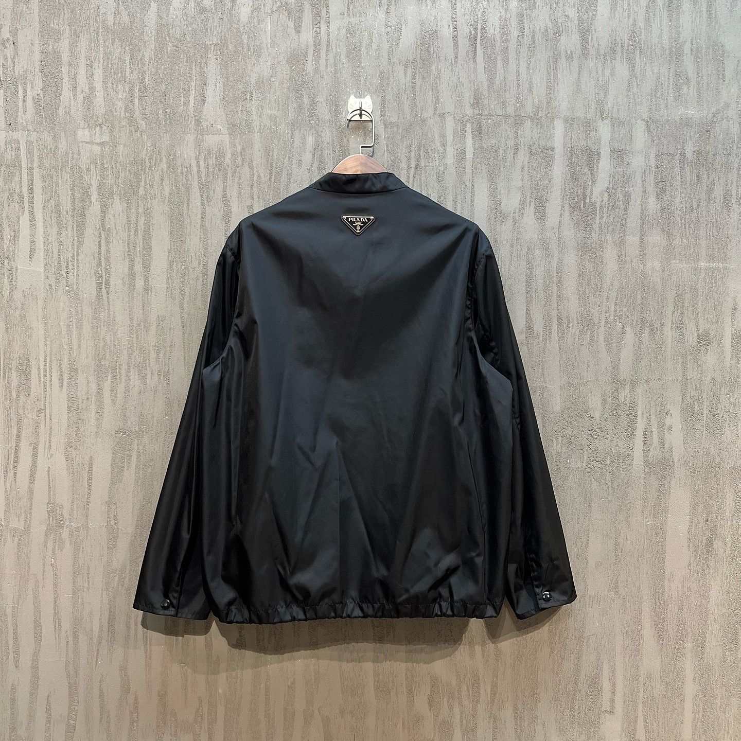 Prada Prada Nylon Snap Button Jacket Size XL Size US XL / EU 56 / 4 - 2 Thumbnail