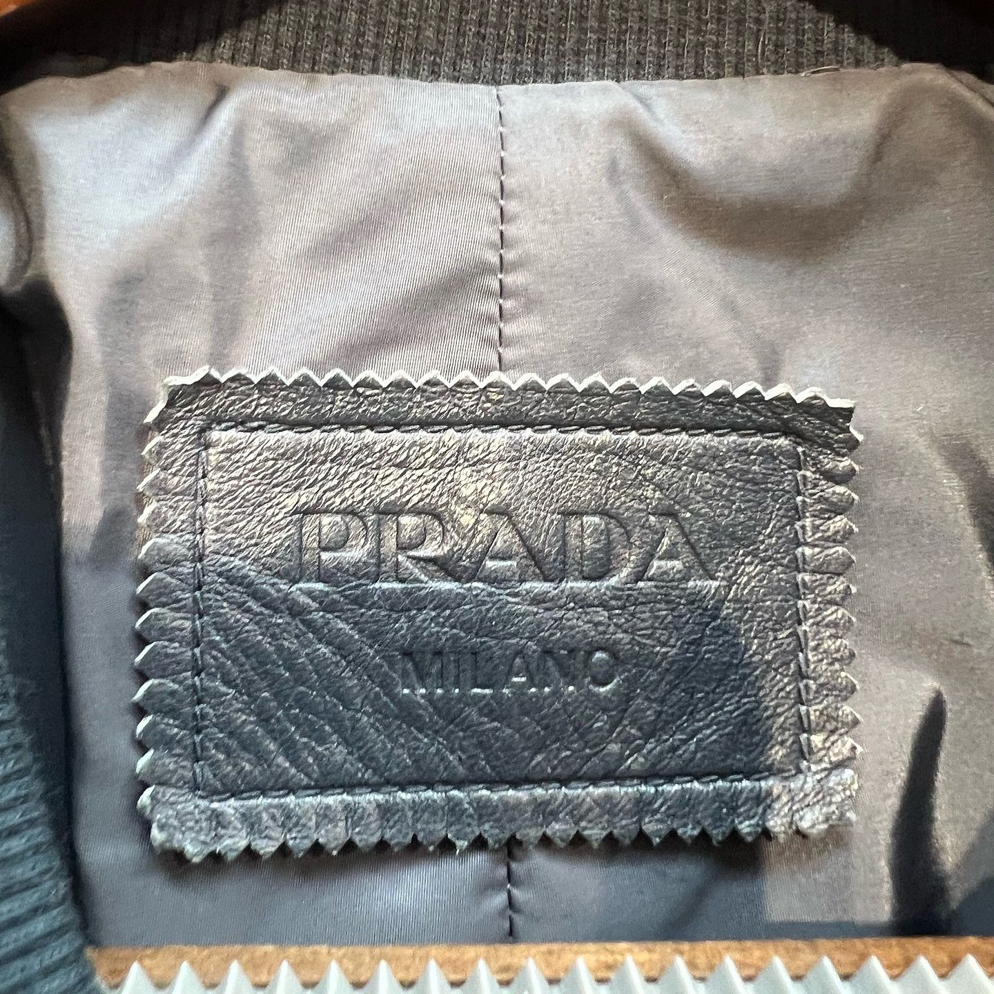 Prada Prada Leather Bomber Jacket Size M Size US M / EU 48-50 / 2 - 3 Thumbnail
