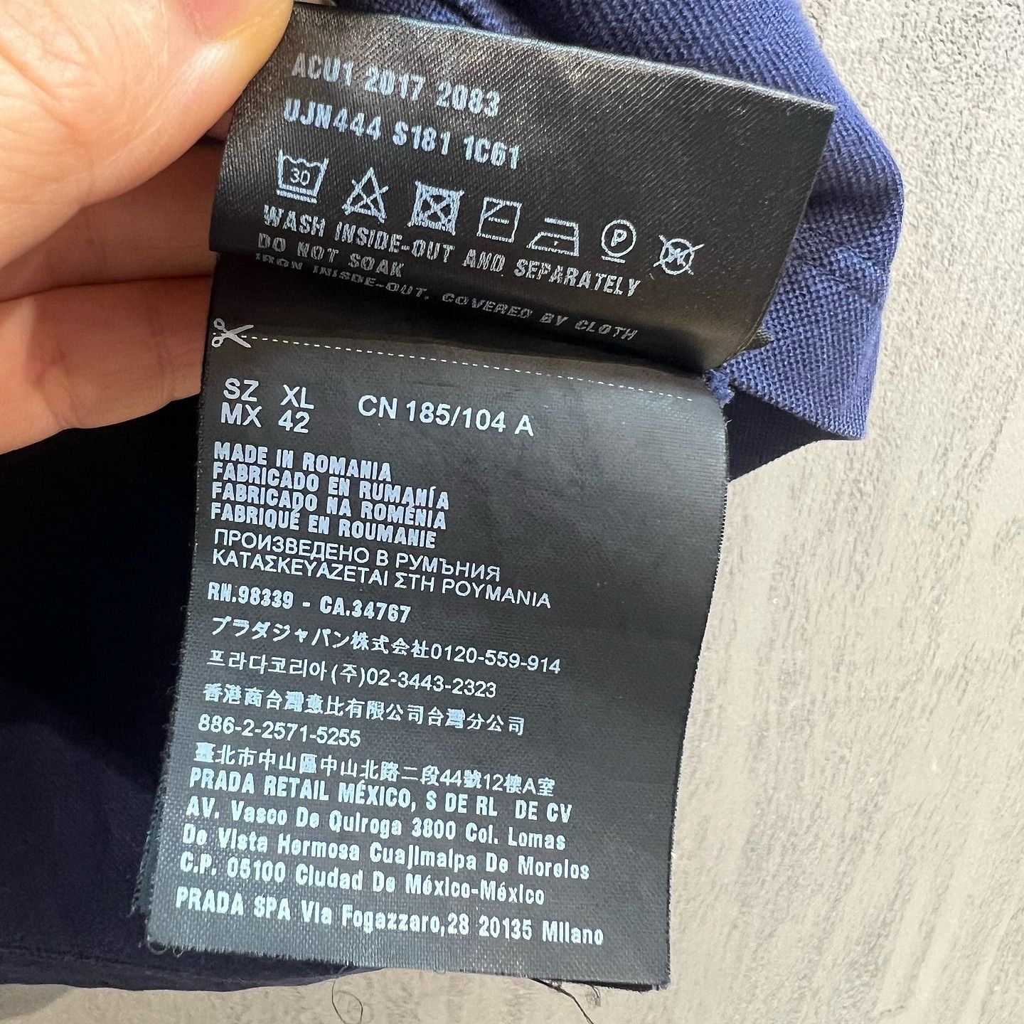 Prada Prada Colorblock Polo Shirt Size XL Size US XL / EU 56 / 4 - 4 Thumbnail