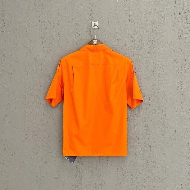 Prada Prada Orange Short Sleeve Shirt Size S Size US S / EU 44-46 / 1 - 2 Thumbnail