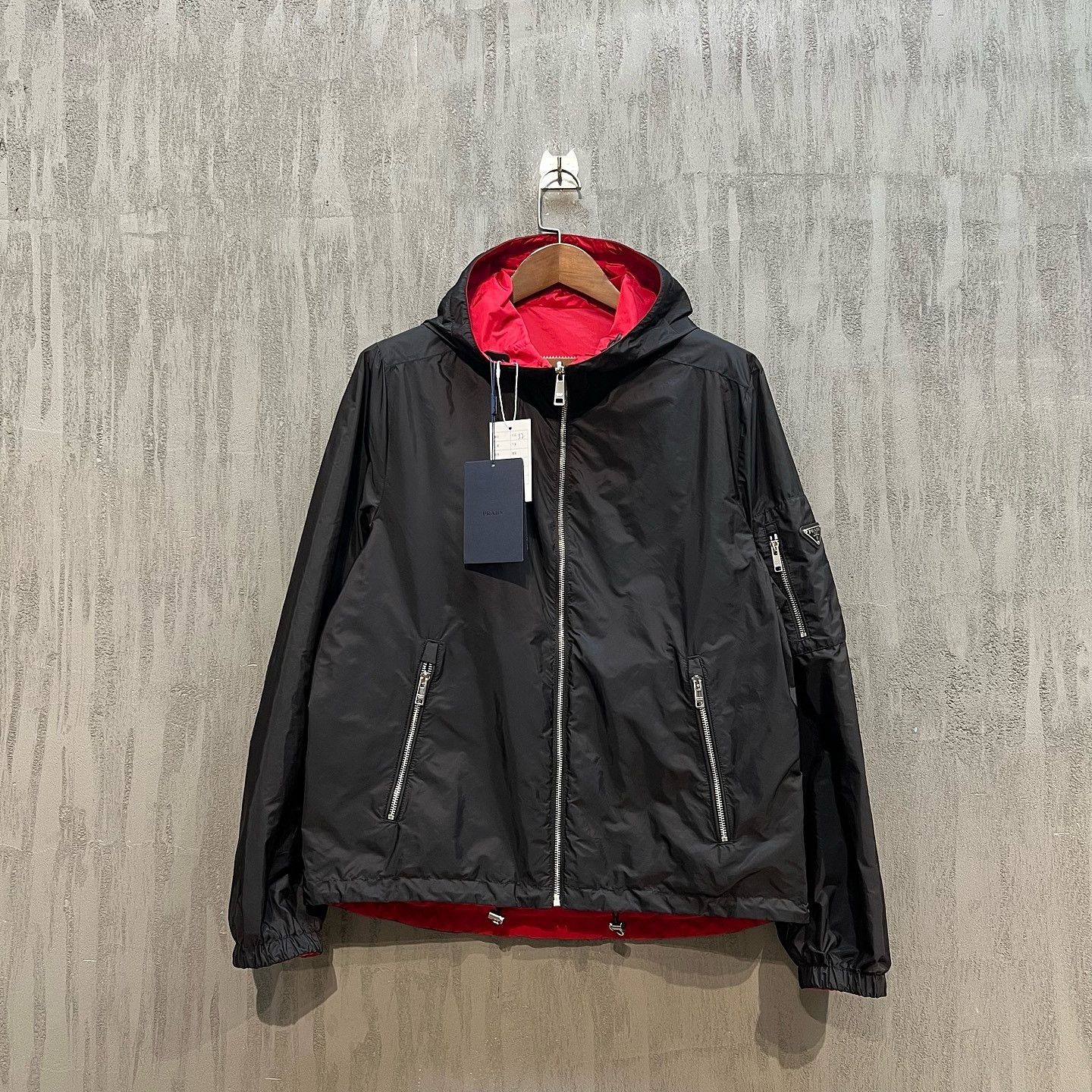 Prada Prada Reversible Re-Nylon Hooded Jacket Size 52 Size US L / EU 52-54 / 3 - 8 Thumbnail