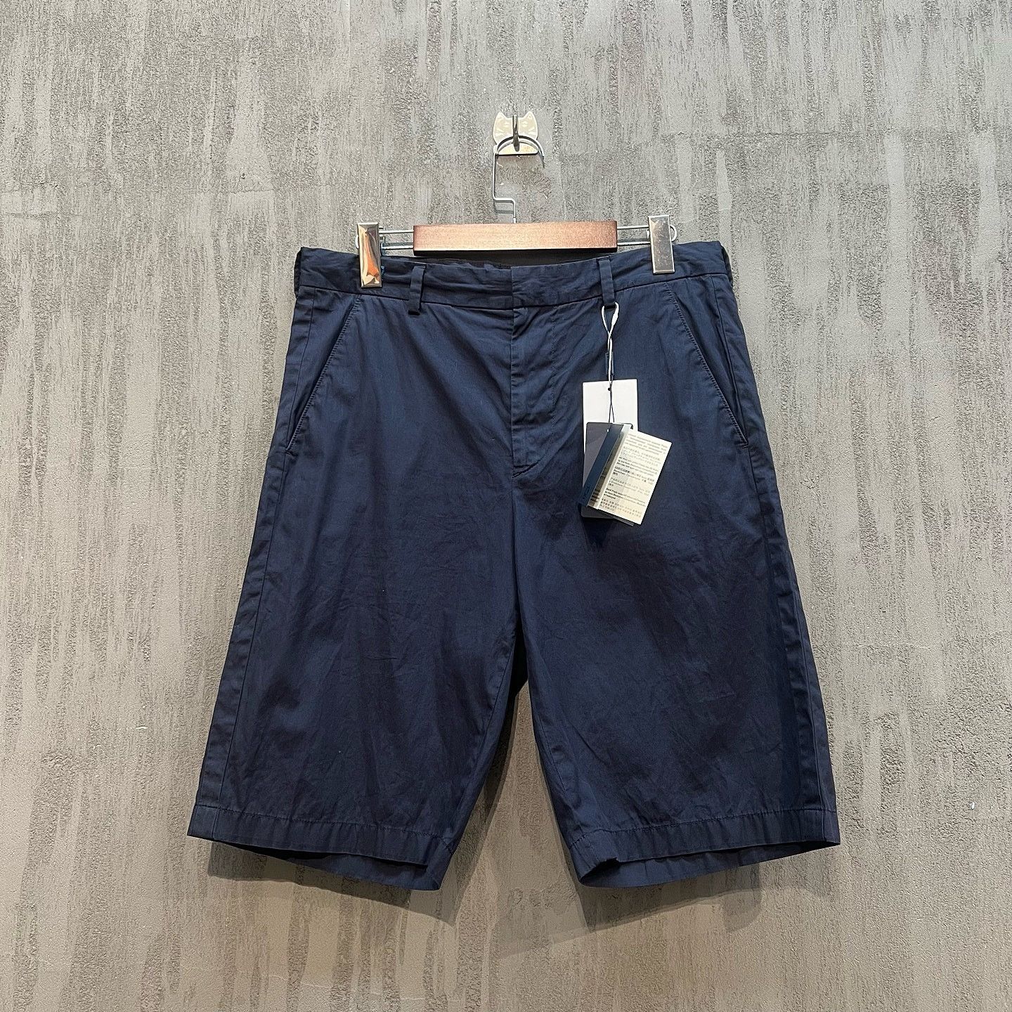 Prada Prada Cotton Shorts Navy Size 28 Size US 28 / EU 44 - 8 Thumbnail