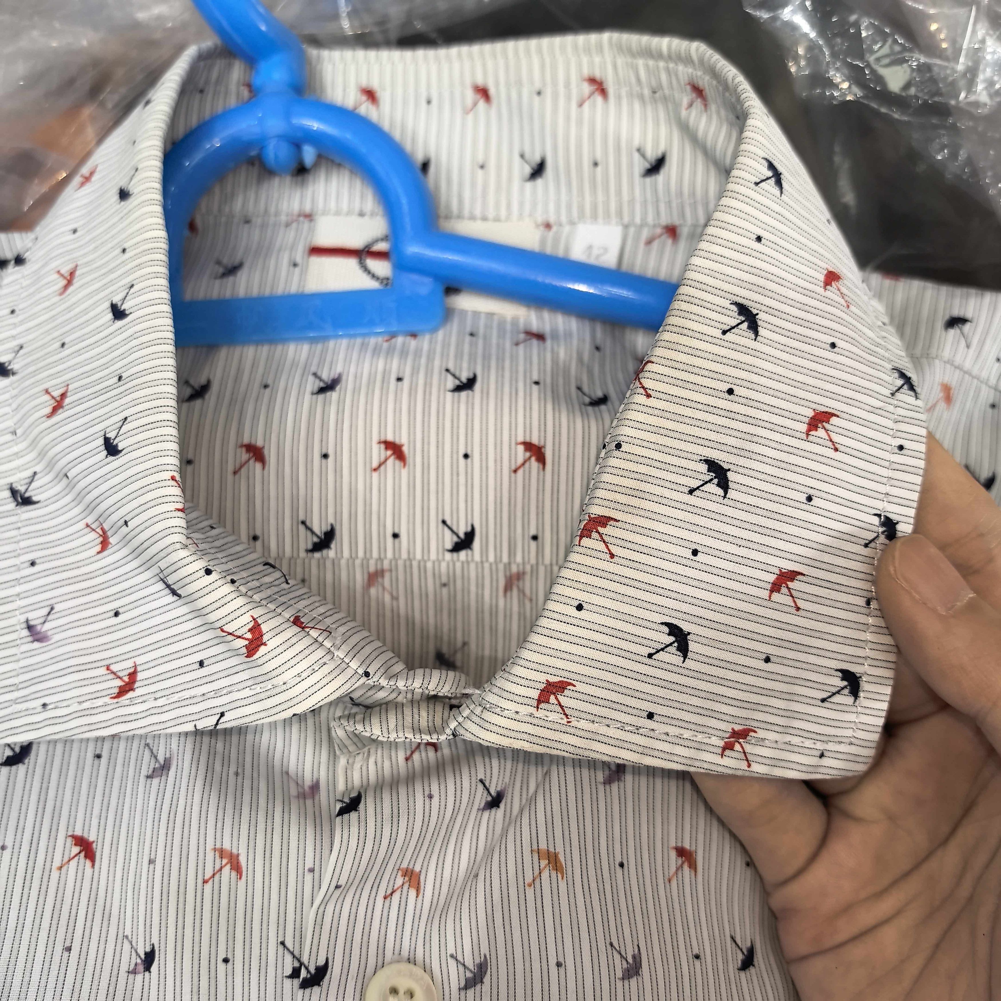 Prada Prada Umbrella Print Button Up Shirt Size L Size US XS / EU 42 / 0 - 5 Thumbnail