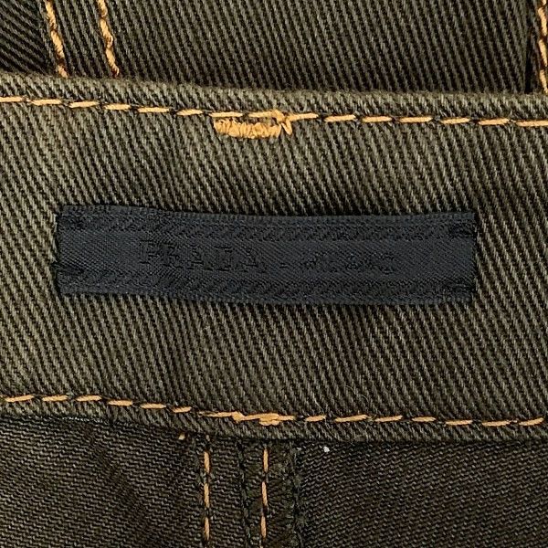 Prada Prada Dark Green Jeans Size 27 Size US 27 - 3 Thumbnail