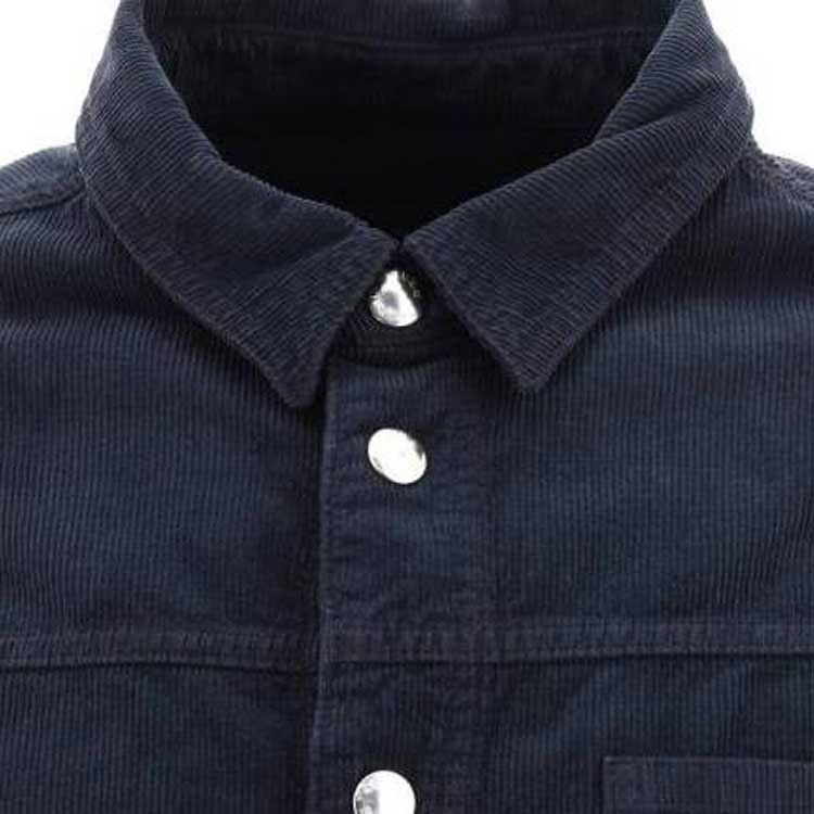 Prada Prada Corduroy Triangle Logo Shirt Size M Size US M / EU 48-50 / 2 - 11 Thumbnail
