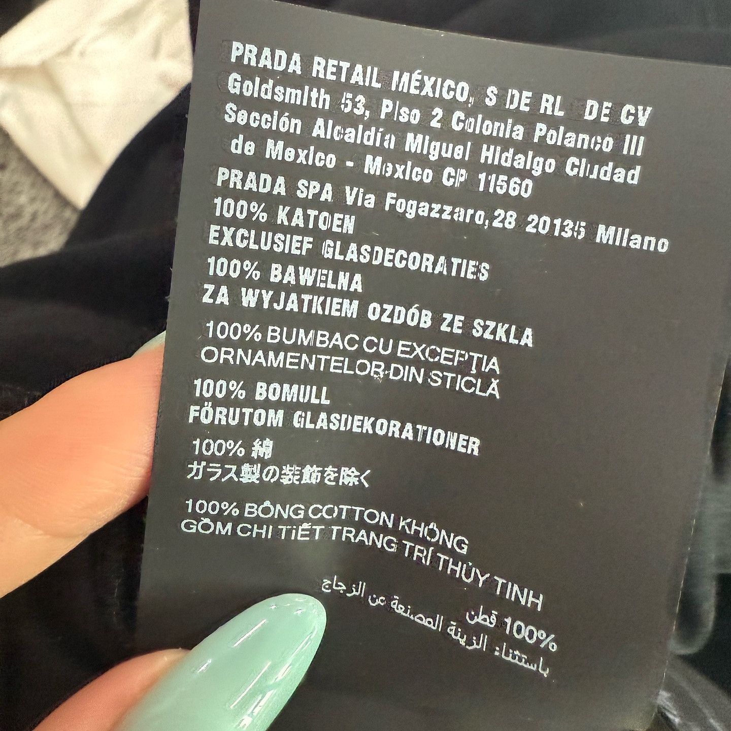Prada Prada Glass Embellished T-Shirt Size S Size S / US 4 / IT 40 - 5 Thumbnail
