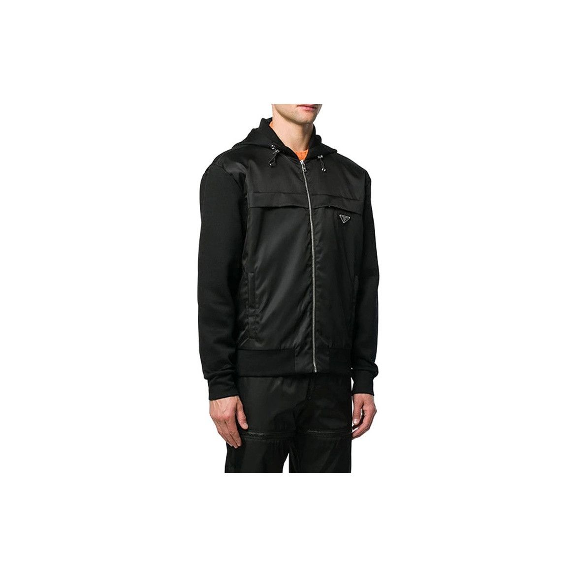 Prada Prada Logo Zip Hoodie Jacket Size M Size US M / EU 48-50 / 2 - 9 Thumbnail