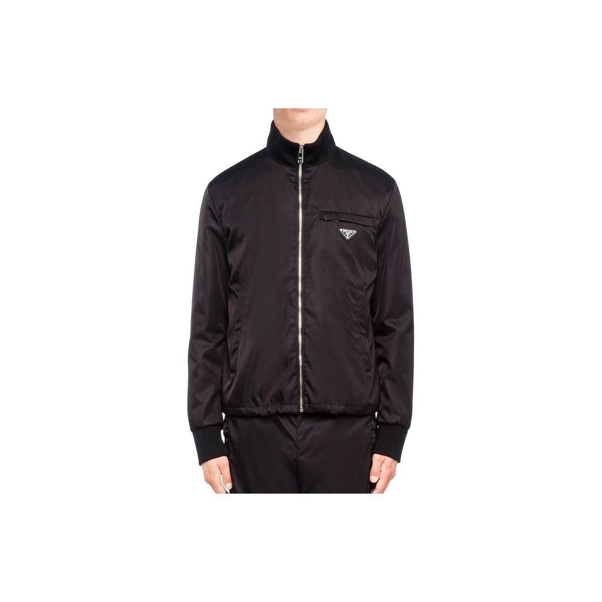Prada Prada Lambskin Leather Blouson Jacket Size 50 Size US M / EU 48-50 / 2 - 6 Thumbnail