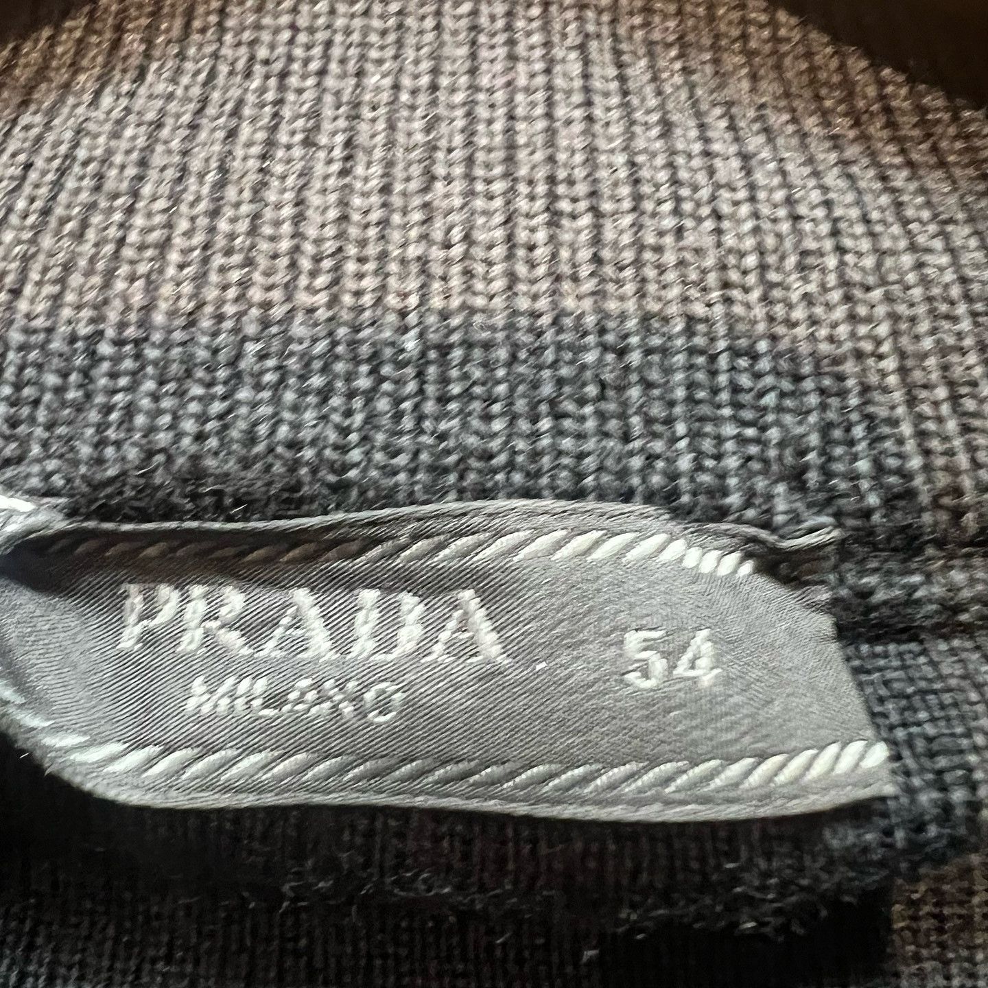 Prada Prada Nylon Trim Knit Hoodie Size L Size US L / EU 52-54 / 3 - 3 Thumbnail
