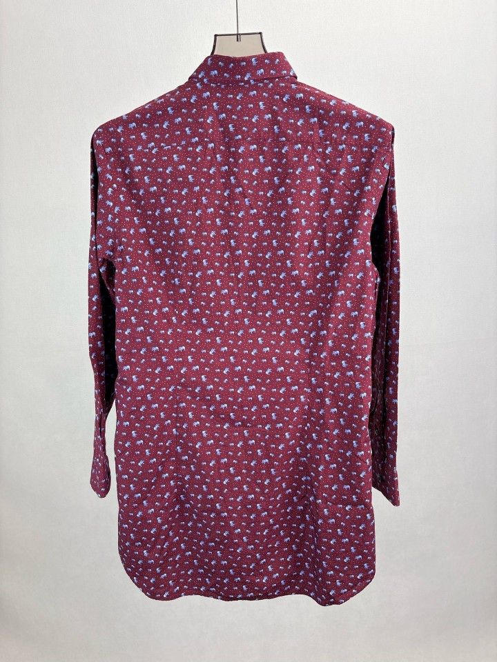 Prada Prada Elephant Pattern Shirt Size M Size US M / EU 48-50 / 2 - 2 Thumbnail