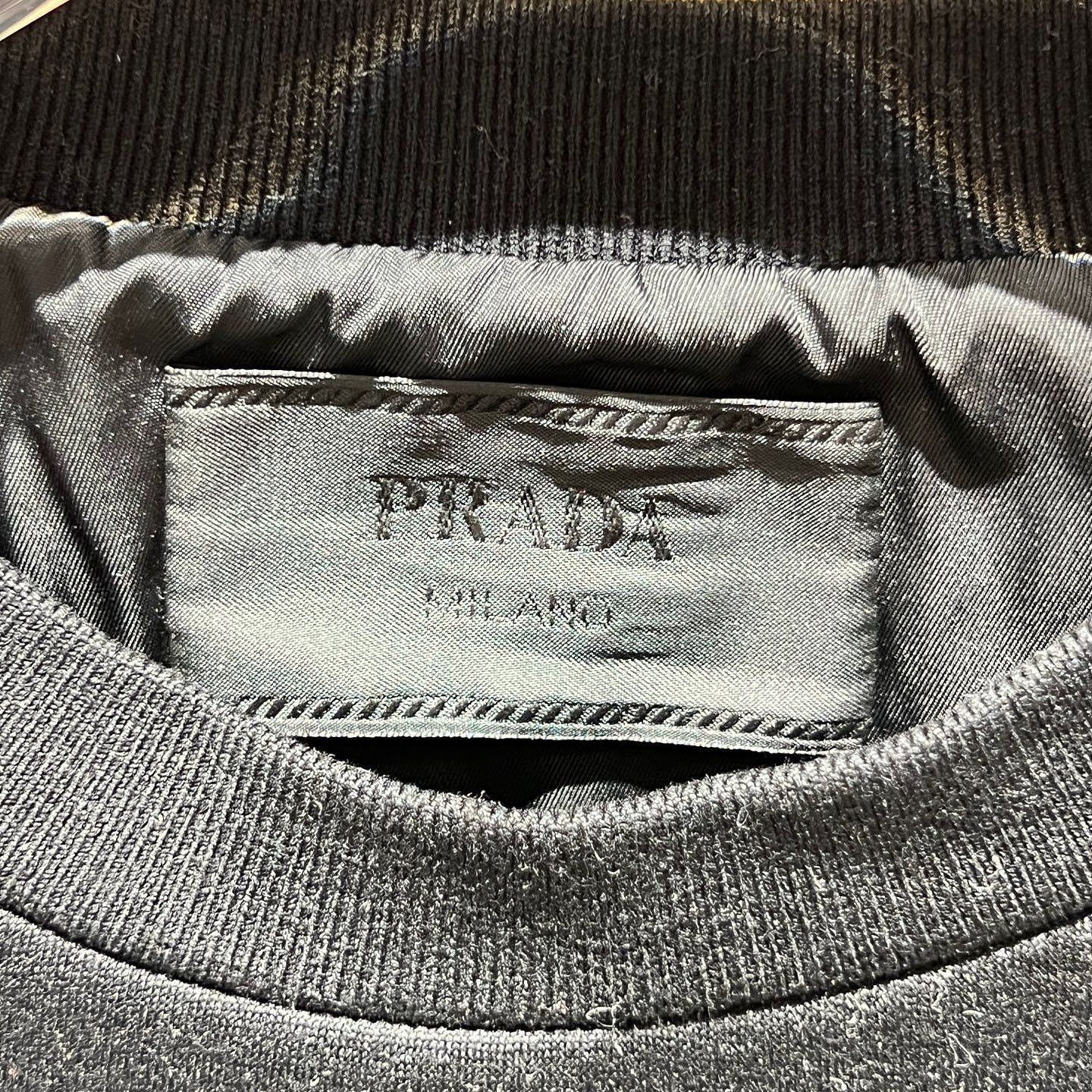 Prada Prada Embroidered Logo Sweatshirt US M Size US M / EU 48-50 / 2 - 3 Thumbnail