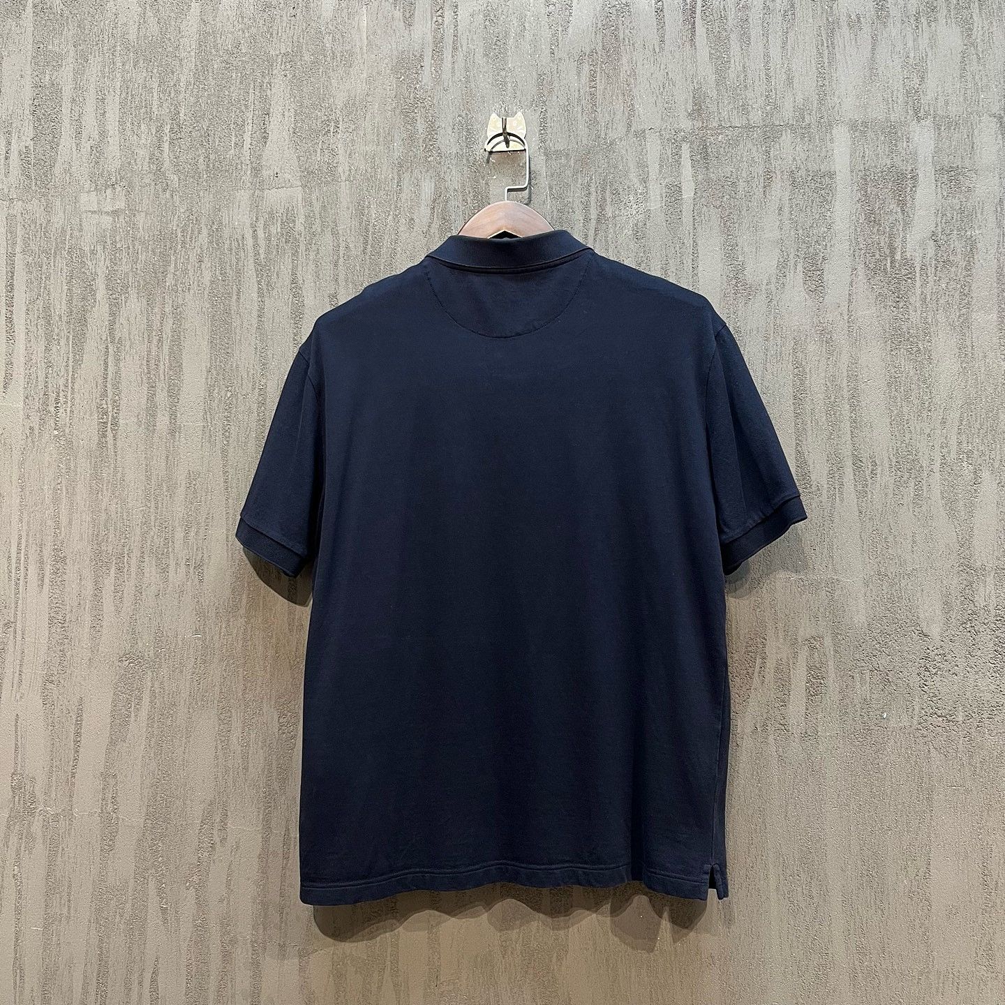 Prada Prada Logo Polo Shirt Navy Size XL Size US XL / EU 56 / 4 - 2 Thumbnail