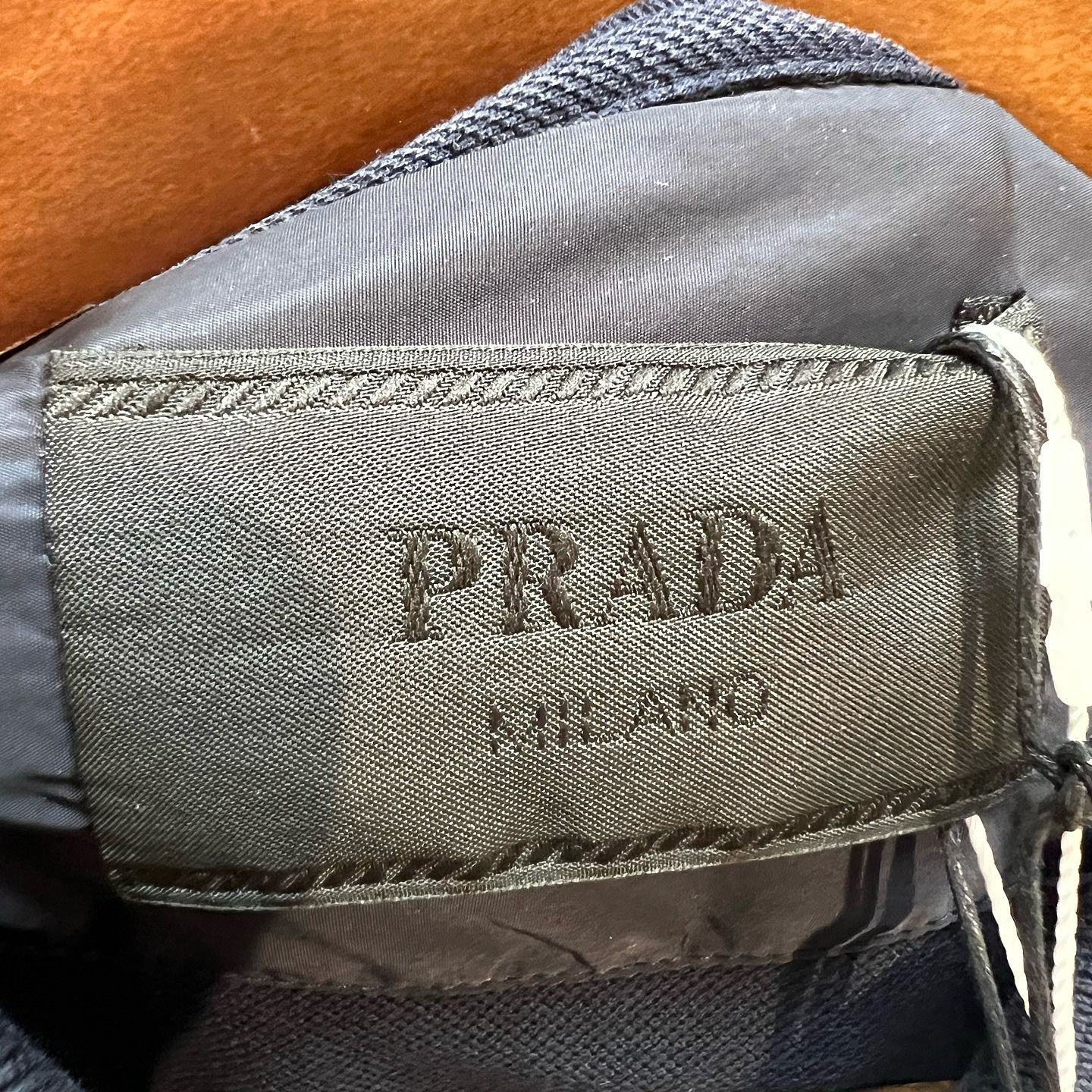 Prada Prada Logo Polo Shirt Navy Size XL Size US XL / EU 56 / 4 - 3 Thumbnail