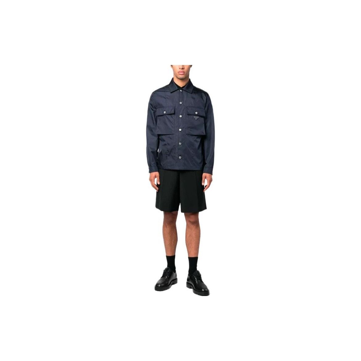 Prada Prada Nylon Button-Up Jacket Size L Size US L / EU 52-54 / 3 - 9 Thumbnail