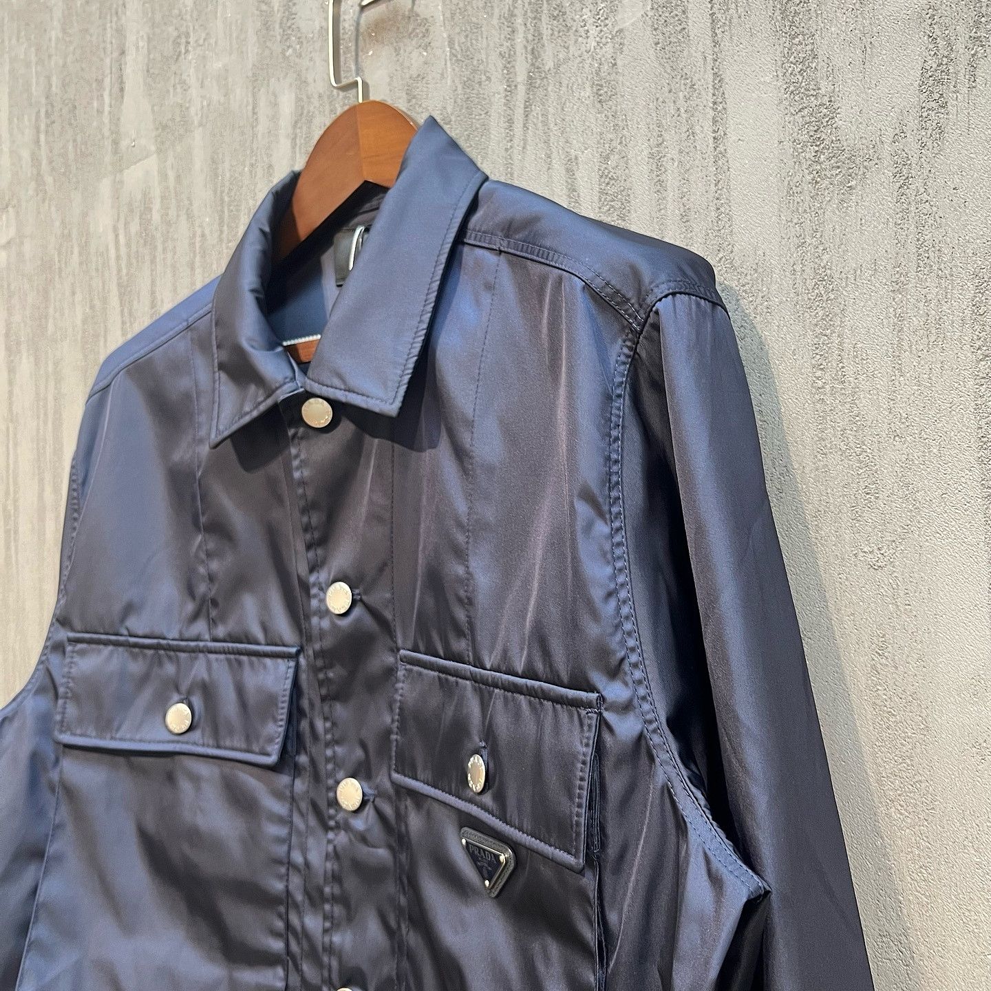 Prada Prada Nylon Button-Up Jacket Size L Size US L / EU 52-54 / 3 - 5 Thumbnail