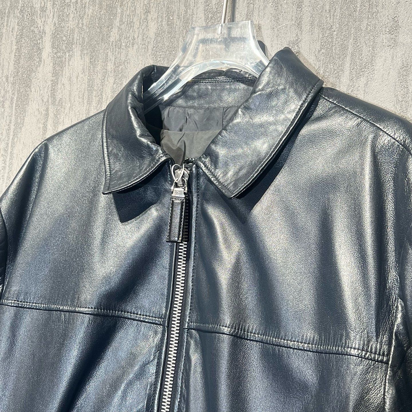 Prada Prada Leather Jacket Size S Size US S / EU 44-46 / 1 - 5 Thumbnail