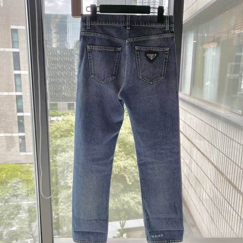 Prada Prada Logo Triangle Jeans Size 25 Size 25" / US 0 / IT 36 - 2 Thumbnail