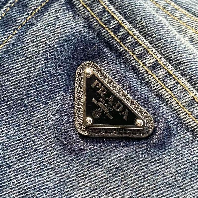 Prada Prada Logo Triangle Jeans Size 25 Size 25" / US 0 / IT 36 - 6 Thumbnail