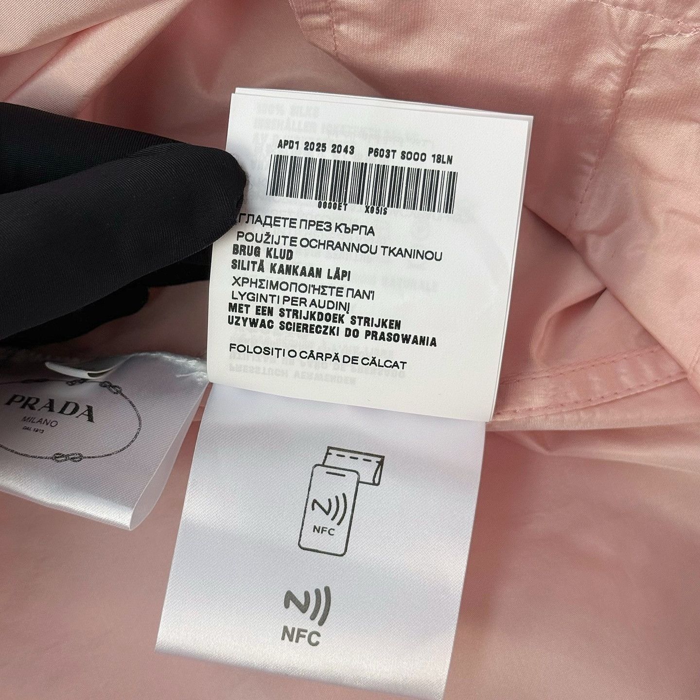 Prada Prada Pink Silk Coat Size 40 Size S / US 4 / IT 40 - 7 Thumbnail