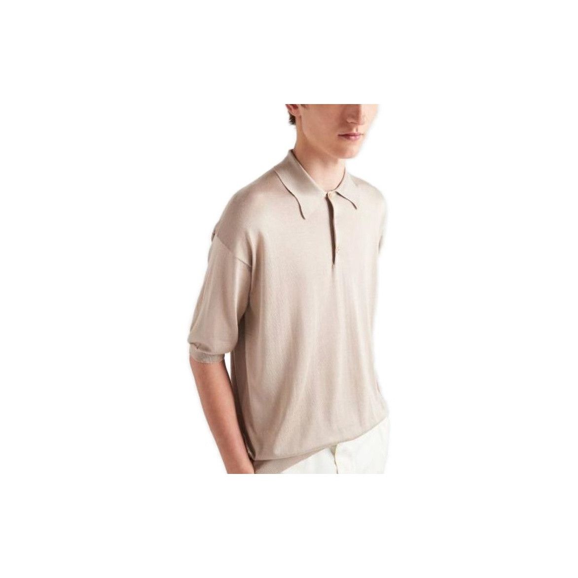Prada Prada Knit Polo Shirt Size 46 Size US S / EU 44-46 / 1 - 8 Thumbnail