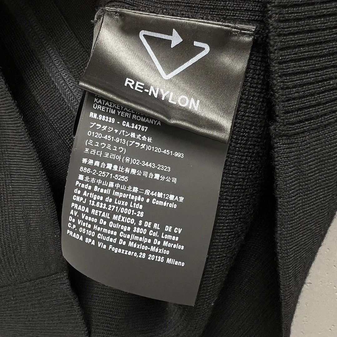 Prada Prada Re-Nylon Knit Zip Jacket Size 46 Size US S / EU 44-46 / 1 - 4 Thumbnail