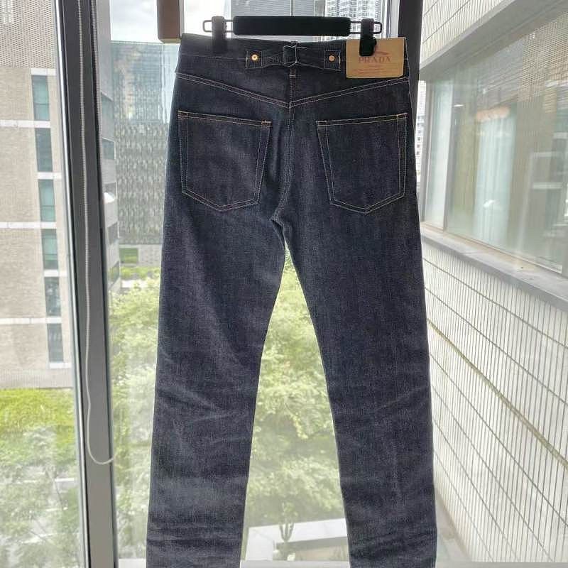 Prada Prada Logo Patch Dark Wash Jeans Size 25 Size 25" / US 0 / IT 36 - 2 Thumbnail