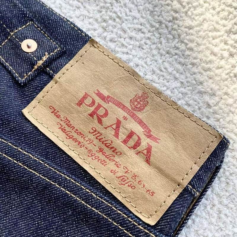 Prada Prada Logo Patch Dark Wash Jeans Size 25 Size 25" / US 0 / IT 36 - 6 Thumbnail