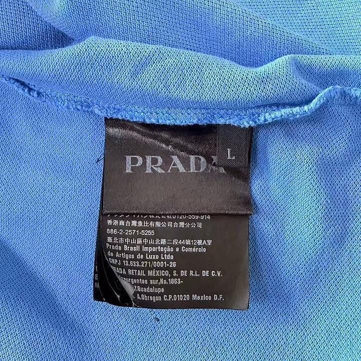 Prada Prada Logo Patch Polo Shirt Size L Size US L / EU 52-54 / 3 - 4 Thumbnail