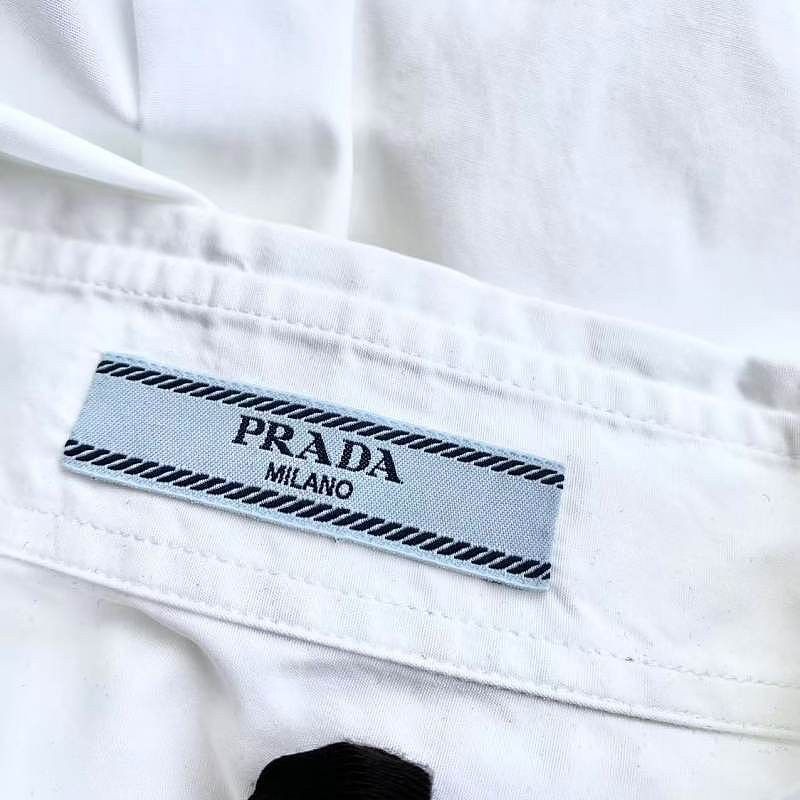 Prada Prada Cotton Button Up Shirt Size IT 40 Size S / US 4 / IT 40 - 3 Thumbnail