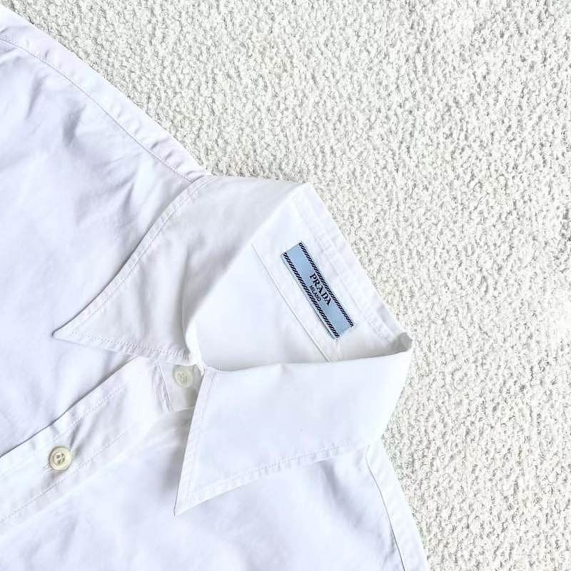 Prada Prada Cotton Button Up Shirt Size IT 40 Size S / US 4 / IT 40 - 10 Thumbnail