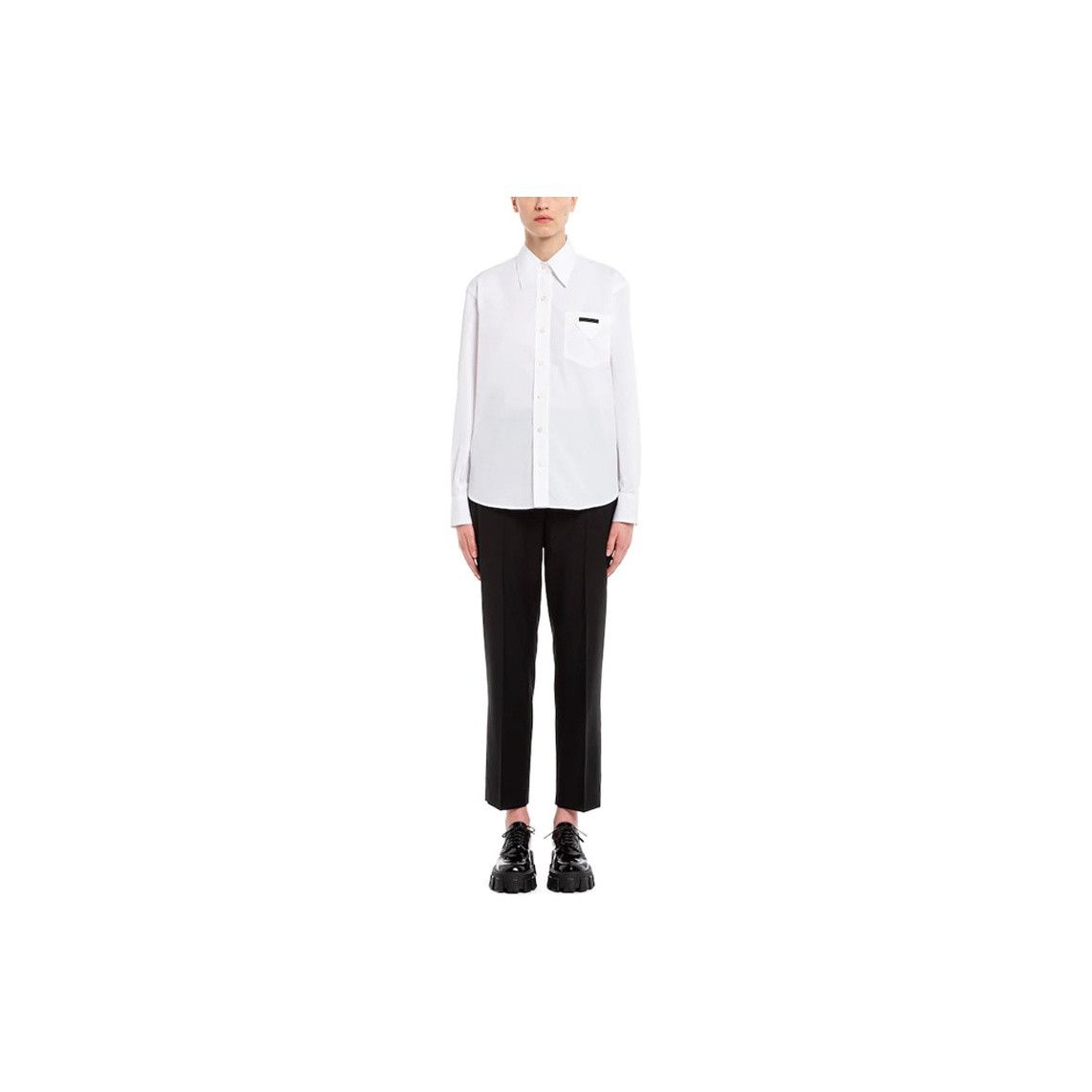 Prada Prada Cotton Button Up Shirt Size IT 40 Size S / US 4 / IT 40 - 11 Thumbnail