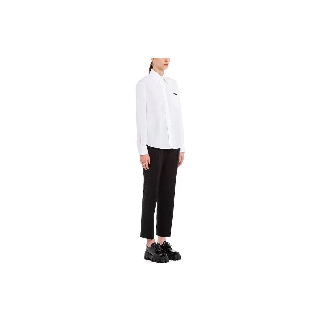 Prada Prada Cotton Button Up Shirt Size IT 40 Size S / US 4 / IT 40 - 13 Thumbnail