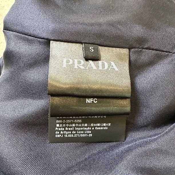 Prada Prada Logo Zip-Up Bomber Jacket Size S Size US S / EU 44-46 / 1 - 4 Thumbnail