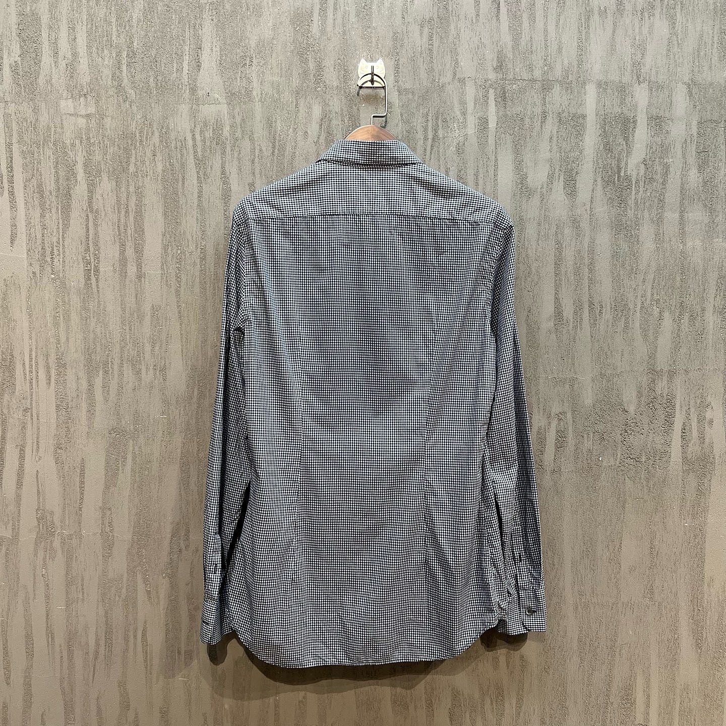 Prada Prada Gingham Check Button Up Shirt Size XL Size US XL / EU 56 / 4 - 2 Thumbnail