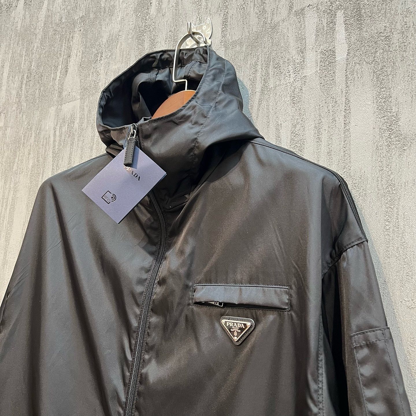 Prada Prada Hooded Jacket Size M Size US M / EU 48-50 / 2 - 6 Thumbnail