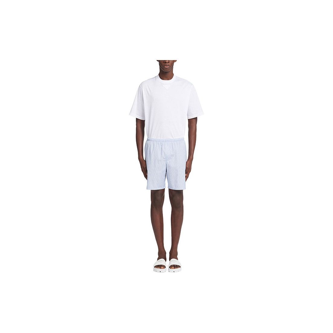 Prada Prada Striped Cotton Shorts Size 34 Size US 34 / EU 50 - 7 Thumbnail