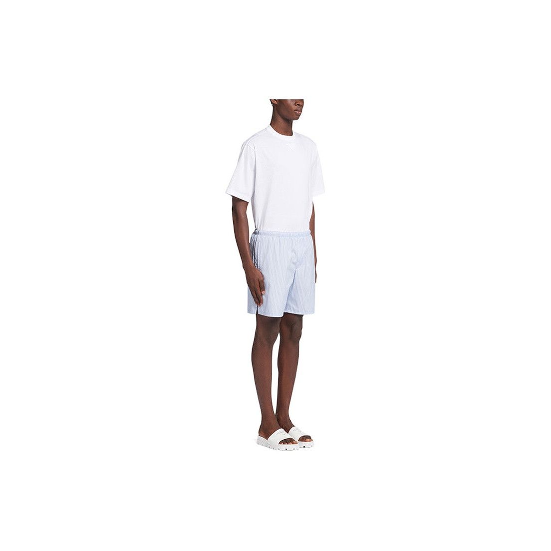 Prada Prada Striped Cotton Shorts Size 34 Size US 34 / EU 50 - 9 Thumbnail