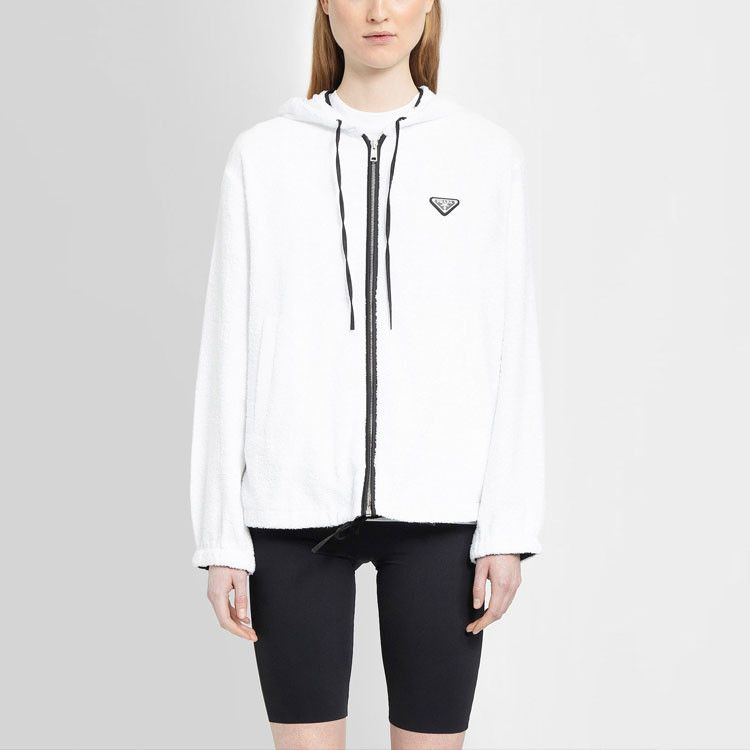 Prada Prada Logo Terry Zip Up Jacket Size 36 Size XS / US 0-2 / IT 36-38 - 8 Thumbnail