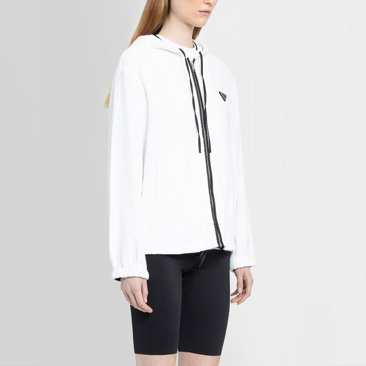 Prada Prada Logo Terry Zip Up Jacket Size 36 Size XS / US 0-2 / IT 36-38 - 6 Thumbnail