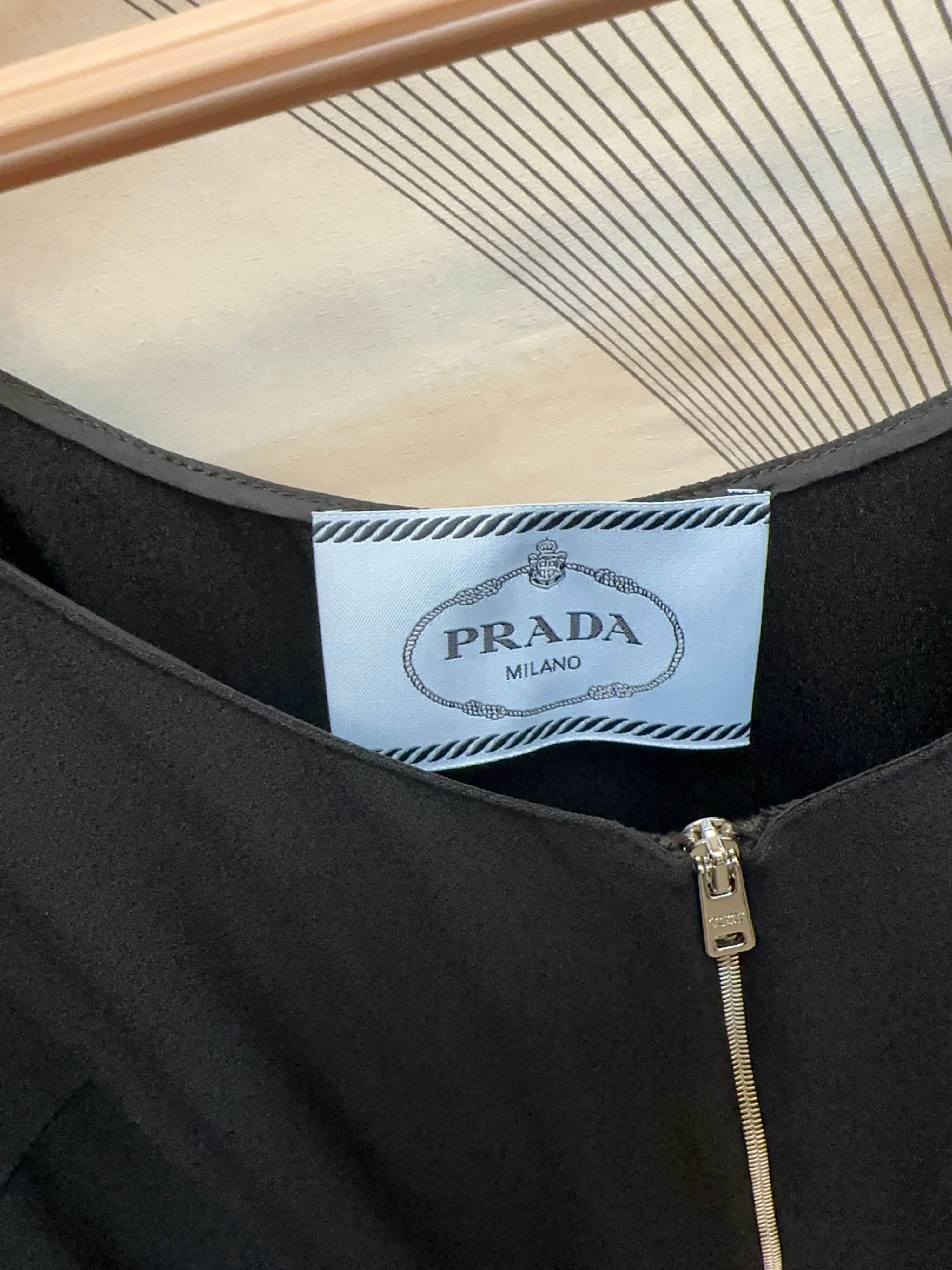 Prada Prada Front Zip Sleeveless Mini Dress Size IT 40 Size S / US 4 / IT 40 - 3 Thumbnail