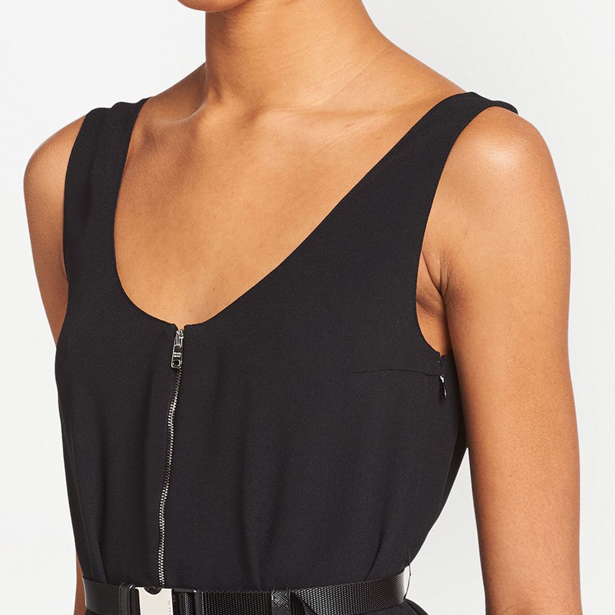 Prada Prada Front Zip Sleeveless Mini Dress Size IT 40 Size S / US 4 / IT 40 - 8 Thumbnail