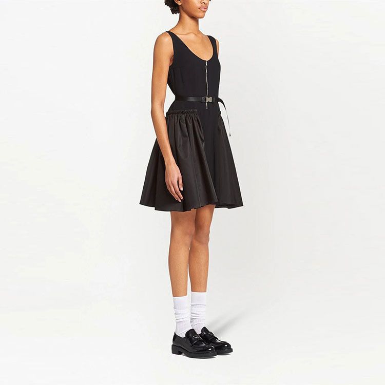 Prada Prada Front Zip Sleeveless Mini Dress Size IT 40 Size S / US 4 / IT 40 - 6 Thumbnail